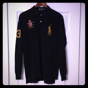 Team Polo Long Sleeve collard shirt